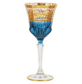 Бокалы для красного вина 280 мл 6 шт синие  Art Decor "Адажио /Барокко /Золото" / 289226