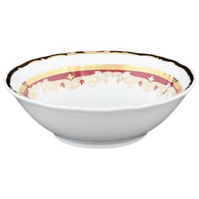 Набор салатников 13 см 6 шт   Thun &quot;Мария-Луиза /Лилии на красном&quot; / 056428