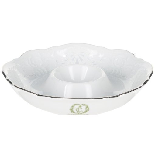 Подставка для яйца 13 см  Thun "Бернадотт /Платиновый узор" / 032605 — 