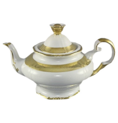 Заварочный чайник 1,2 л  Bohemia Porcelan Moritz Zdekauer 1810 s.r.o. &quot;Анжелика /Золотая лента&quot; / 027687