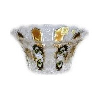 Ваза для конфет 15,5 см  Aurum Crystal &quot;Хрусталь с золотом&quot; / 033500