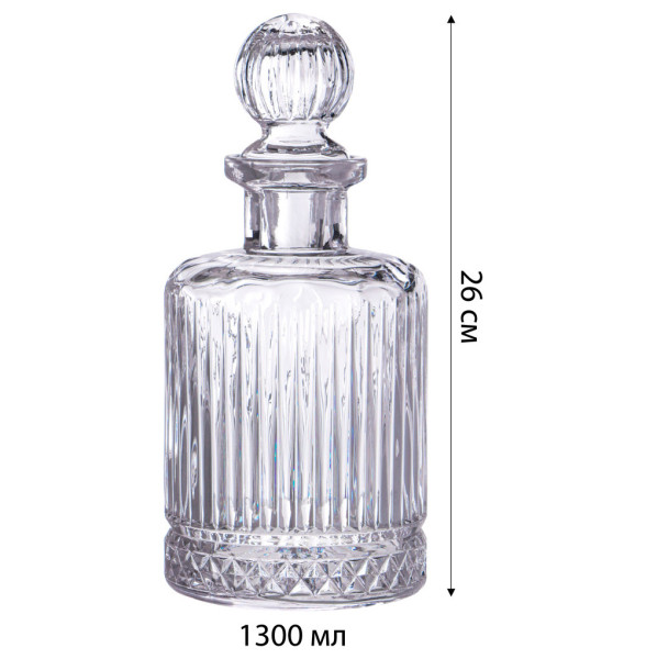 Графин для виски 1,3 л 12 х 26 см  Alegre Glass &quot;Sencam&quot; / 313795