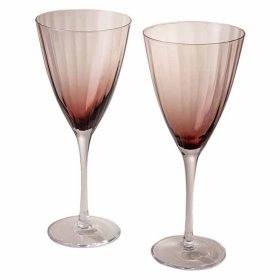 Бокалы для белого вина 410 мл 2 шт  LEFARD &quot;Mirage purple&quot; / 343531