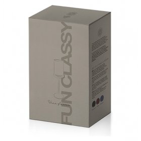 Бокалы для белого вина 270 мл 2 шт лиловые  Pozzi Milano 1876 &quot;Fun Classy&quot; (подарочная упаковка) / 355292