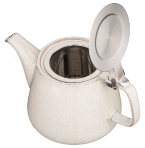 Заварочный чайник 1,2 л с металлическим ситечком и крышкой светло-серый  Bronco "Luster" / 228670