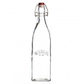 Бутылка 550 мл с зажимом квадратная  Kilner "Clip Top" / 264296