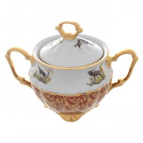 Сахарница 400 мл  Repast &quot;Мария-Тереза /Охота красная&quot; S-P / 296652