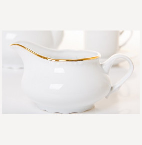 Чайный сервиз на 6 персон 15 предметов  Thun "Констанция /Отводка золото" / 051302