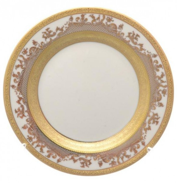 Набор тарелок 17 см 6 шт  Falkenporzellan &quot;Констанц /Cream Gold 9320 /Золотая лента&quot; / 159902