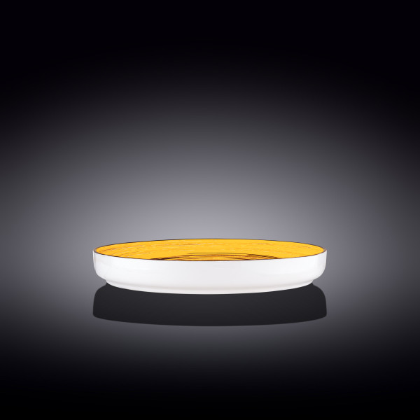 Тарелка 23 см жёлтая  Wilmax &quot;Spiral&quot; / 261603