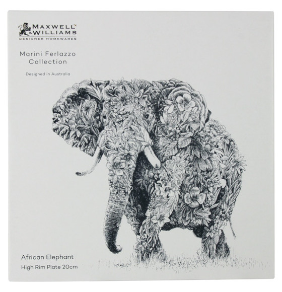 Тарелка 20 см  Maxwell &amp; Williams &quot;Африканский слон&quot; (подарочная упаковка) / 291890