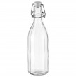 Бутылка с зажимом 500 мл гранённая  Tescoma &quot;DELLA CASA /Без декора&quot; / 147351