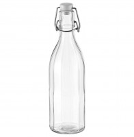 Бутылка с зажимом 500 мл гранённая  Tescoma "DELLA CASA /Без декора" / 147351