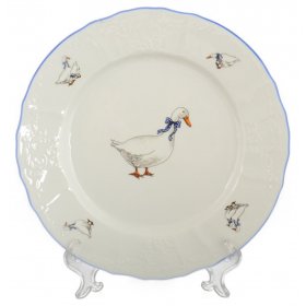 Тарелка 25 см 1 шт  Thun &quot;Бернадотт /Гуси&quot; / 153762