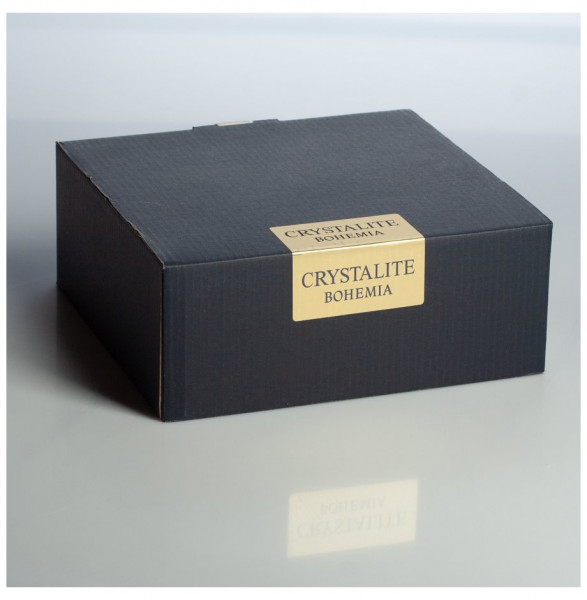 Ваза для конфет 20 см  Crystalite Bohemia &quot;Барлей /Оливковая&quot; / 152739