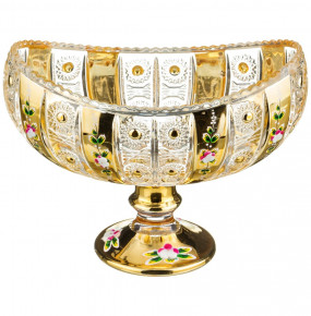 Конфетница 18 х 10,5 х 14 см н/н  LEFARD "Lefard Gold Glass" / 187587