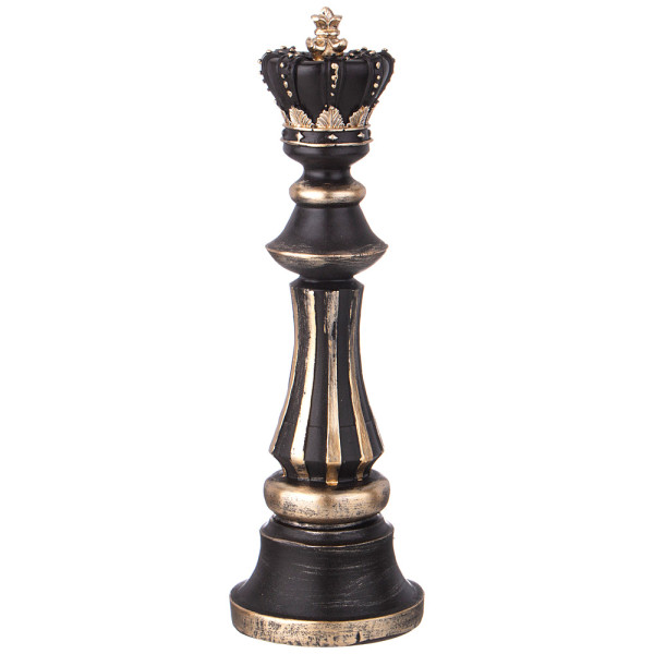 Шахматная фигурка 11,5 х 11,5 х 26 см чёрная / 334496