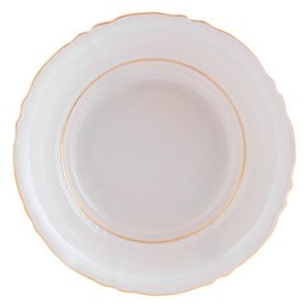 Набор тарелок 23 см 6 шт глубокие  Leander &quot;Соната /Отводка золото&quot; / 028031
