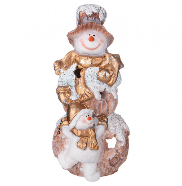 Фигурка 20 х 10 см  LEFARD &quot;Снеговик со снеговичком&quot; / 292747