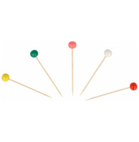 Пика 6,5 см 144 шт  Garcia De Pou "Цветные шарики" / 317826