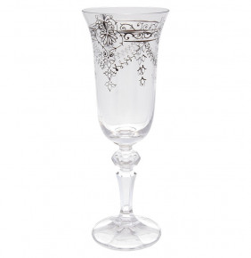 Бокалы для шампанского 150 мл 6 шт  Star Crystal "Лаура /369 /Узор" E-V  / 231790