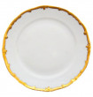 Набор тарелок 24 см 6 шт  Weimar Porzellan &quot;Престиж /Золотая отводка&quot; / 013162