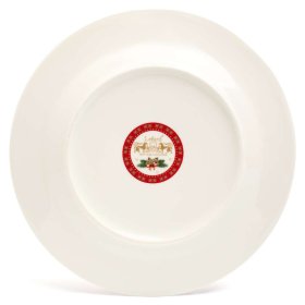 Тарелка 19 см красная  LEFARD &quot;С Новым годом! /Ёлка&quot; / 385874