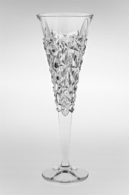 Бокалы для шампанского 200 мл 6 шт  Bohemia Jihlava &quot;Glacier /Без декора&quot; хрусталь Йиглава / 046836