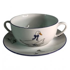 Бульонная пара 420 мл 1 шт  Thun "Сапфир /Гуси" / 234667