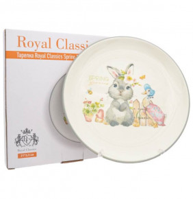 Тарелка 21 х 2,3 см  Royal Classics "Spring Bunnies" / 280007