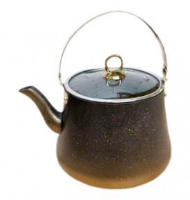 Чайник 3 л антипригарное покрытие чёрный 3 л  O.M.S. Collection "TEAPOT SETS /GOLD" / 284144