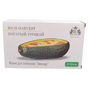 Форма для запекания 21 х 12 х 6 см 550 мл  Royal Classics &quot;Rich harvest /Авокадо&quot; / 254802