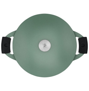 Кастрюля 28 см с крышкой 6,3 л антипригарное покрытие зелёная  Maxwell & Williams "Agile" (подарочная упаковка) / 353096