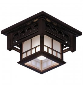 Светильник потолочный 1 рожковый из дерева Окно / 304656