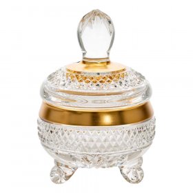 Сахарница 8,5 см  Crystal Heart &quot;CRYSTAL HEART /Матовое золото&quot; / 141201