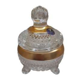 Сахарница 8,5 см  Crystal Heart &quot;CRYSTAL HEART /Матовое золото&quot; / 141201