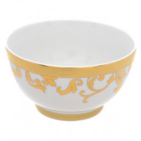 Набор пиал 13 см 6 шт  Falkenporzellan &quot;Тоска /Бежевая /Золотые цветы&quot; / 232778