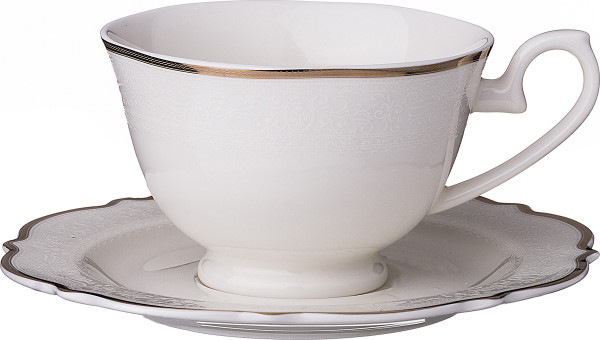 Чайный сервиз на 6 персон 15 предметов  LEFARD &quot;Узор /Золотая цепочка&quot; / 186232
