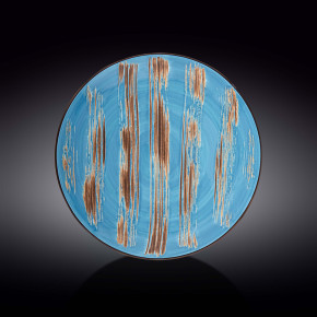Тарелка 28 см голубая  Wilmax "Scratch" / 261495