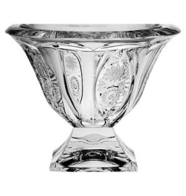 Ваза для фруктов 22,5 см н/н  Crystal Bohemia &quot;Roma /Хрусталь резной /500PK&quot; / 148581