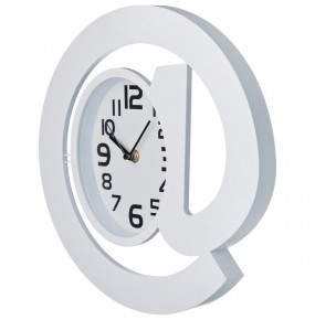 Часы настенные 30 см кварцевые белые  LEFARD "СОБАЧКА" / 187937