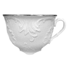 Набор чайных чашек 250 мл 6 шт  Cmielow &quot;Рококо /Отводка платина&quot; / 264407