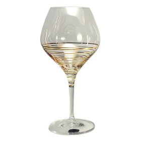 Бокалы для красного вина 450 мл 2 шт  Crystalex CZ s.r.o. &quot;Аморосо /Золотая спираль /8441&quot; / 111242