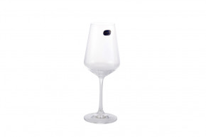 Набор для вина 7 предметов (декантер 1,5 л + 6 бокалов по 350 мл)  Crystalex CZ s.r.o. "Сандра /Без декора" / 140742
