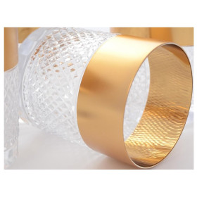 Стаканы для виски 320 мл 6 шт  Bohemia Gold &quot;Bohemia gold /Матовое золото&quot; / 096175