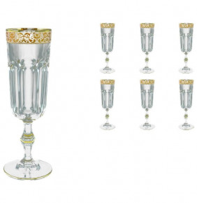 Бокалы для шампанского 160 мл 6 шт  Astra Gold "Венус /Провенза" / 085118