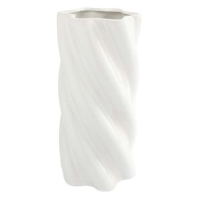 Ваза для цветов 30 см молочно-бежевая  Anna Lafarg Emily &quot;Drapery&quot; / 385765