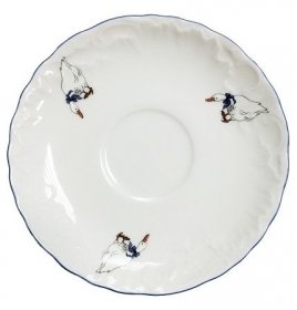 Блюдце 15,7 см 1 шт  Cmielow &quot;Рококо /Гуси&quot; / 167693