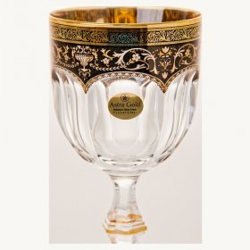 Бокалы для красного вина 230 мл 6 шт  Astra Gold &quot;Провенза /Черная&quot; / 030348