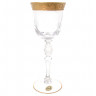 Бокал для белого вина 200 мл 1 шт  Crystalite Bohemia "Джесси /Золото" 2 / 165325